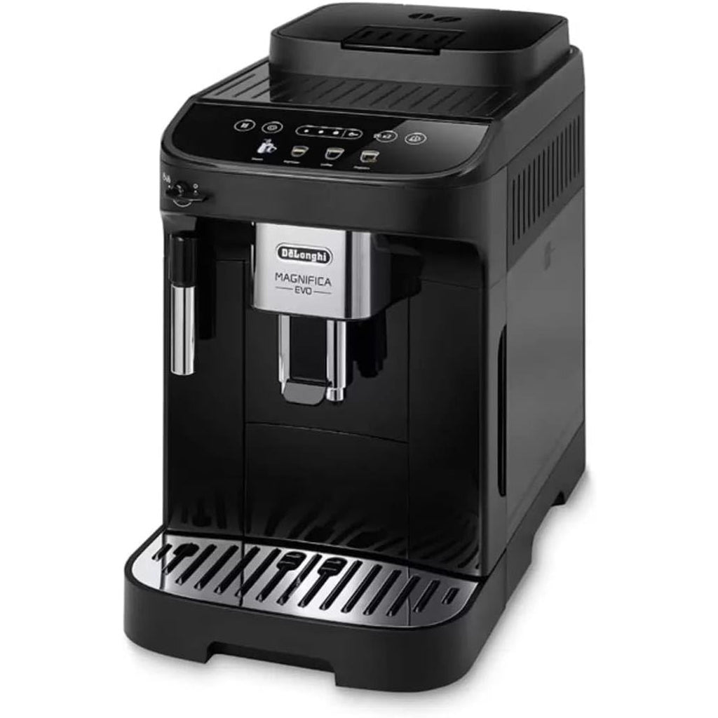 DeLonghi Magnifica Evo Bean to Cup Coffee Machine – Automatic Espresso and Cappuccino Maker with Integrated Grinder – Black & Silver